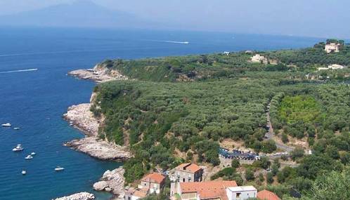 Sorrento coast by boat