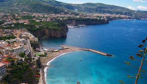 visiting Sorrento from the sea