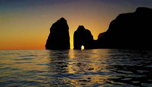 mini crociera al tramonto Capri